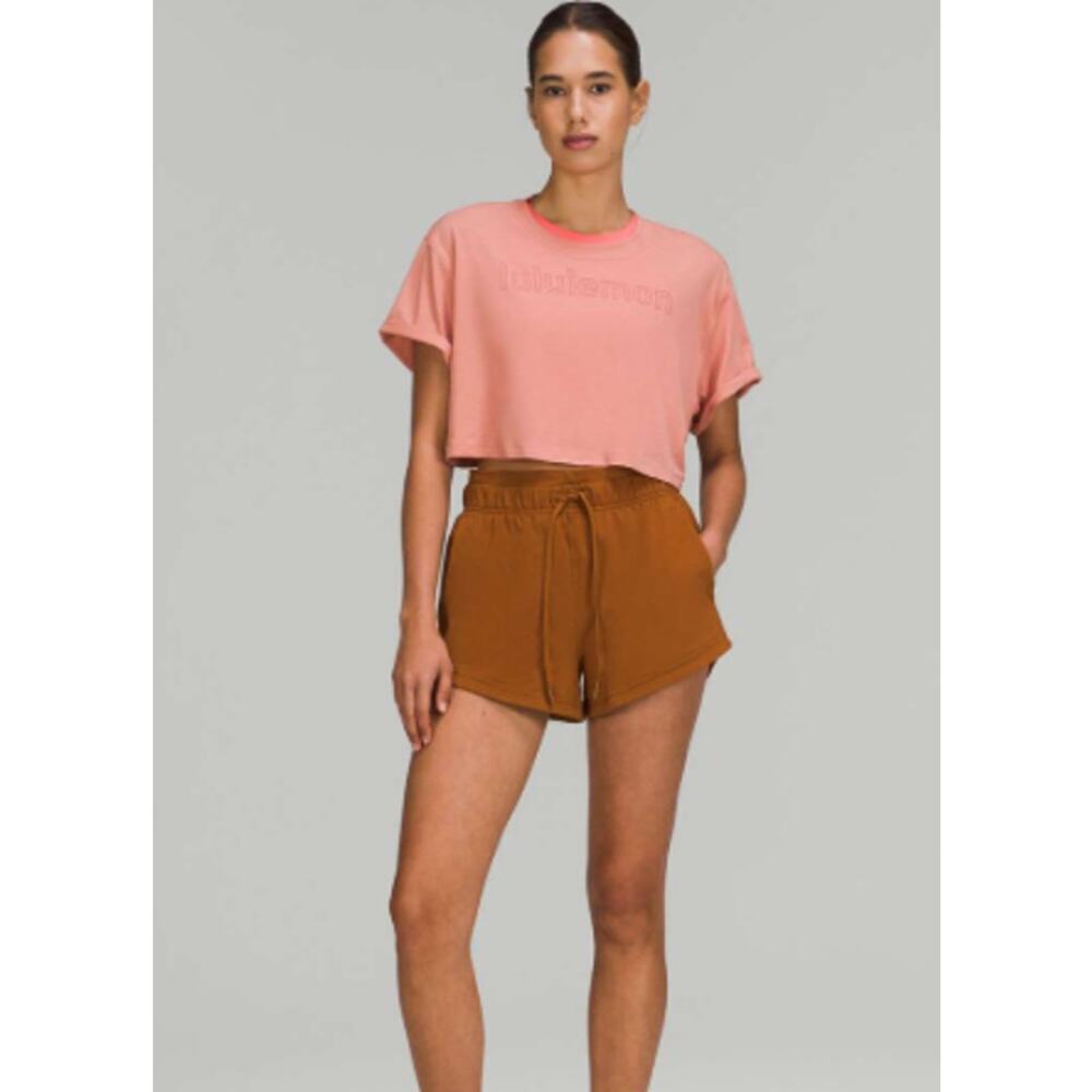 Lululemon Inner Glow High Rise Copper Brown Size 0